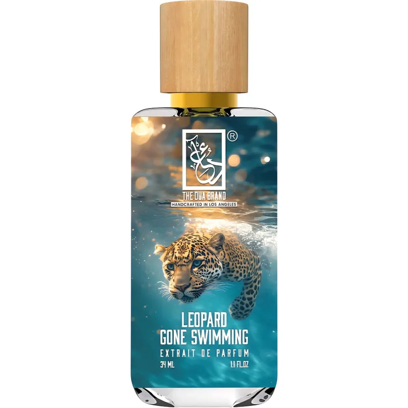 The Dua Brand Leopard Gone Swimming parfüm şişesi