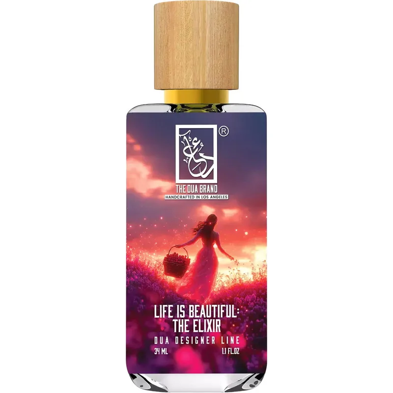 The Dua Brand Life Is Beautiful: The Elixir parfüm şişesi