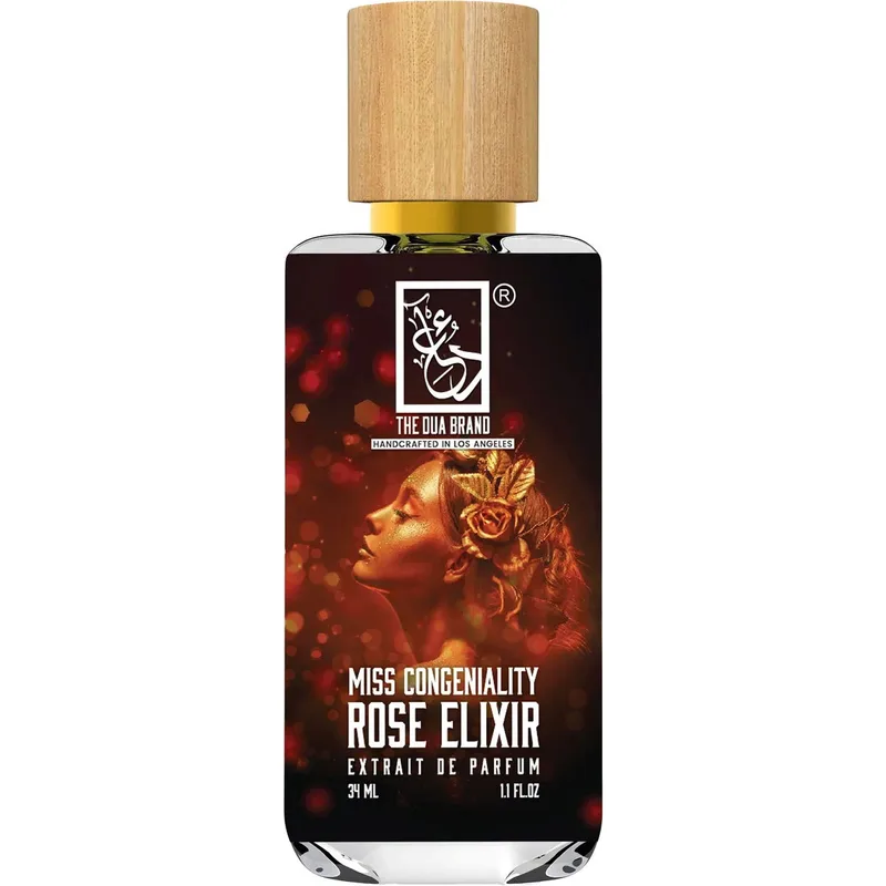 The Dua Brand Miss Congeniality Rose Elixir parfüm şişesi