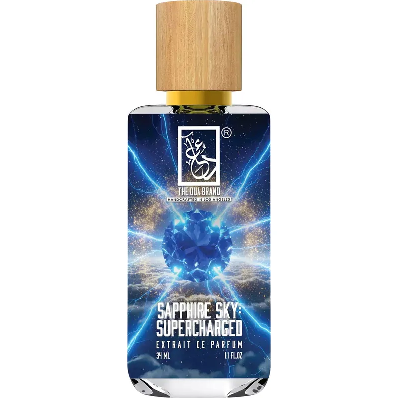 The Dua Brand Sapphire Sky: Supercharged parfüm şişesi