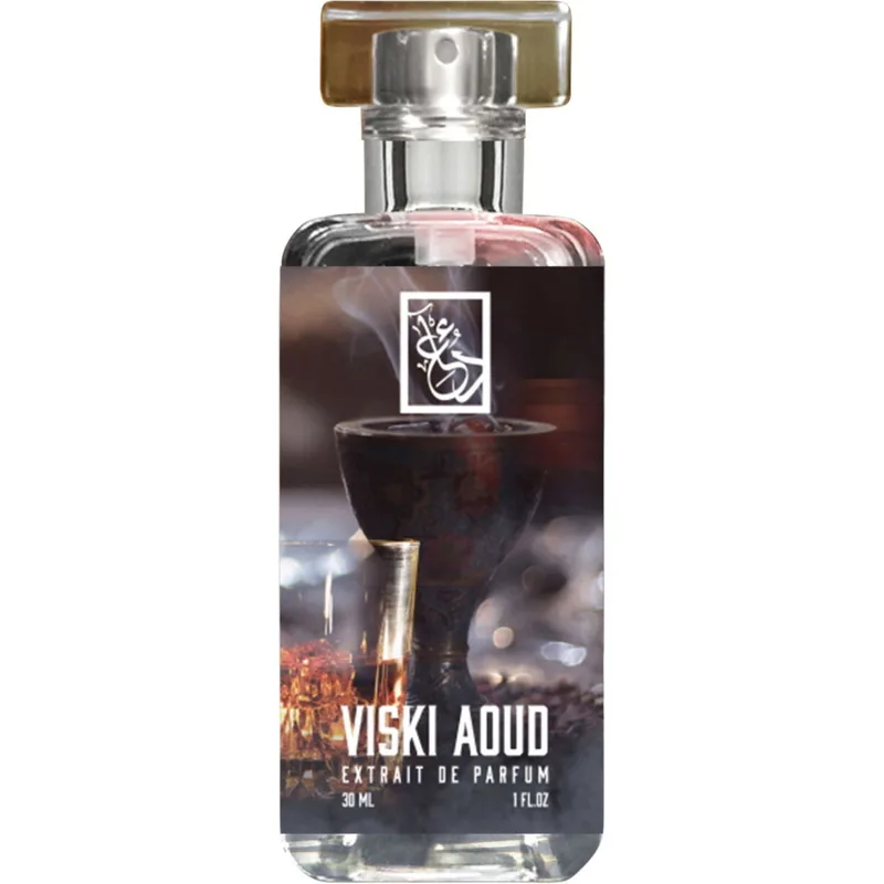 The Dua Brand Viski Aoud parfüm şişesi