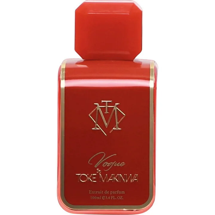 Toke Makinwa Vogue parfüm şişesi